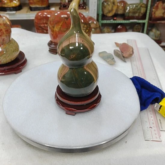 千***芳石材乳源彩色石头摆件