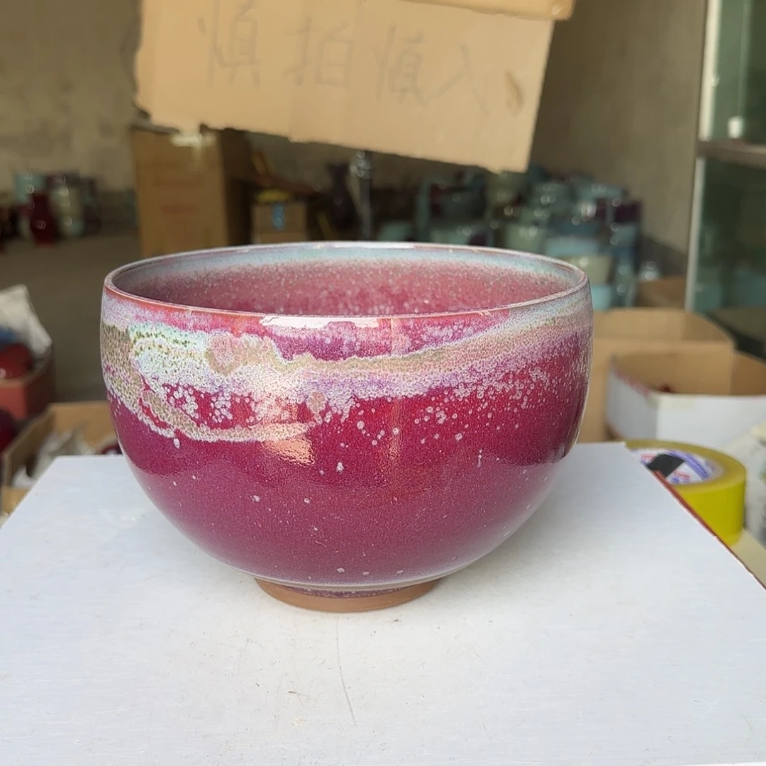 摆件陶郑家钧窑摆件微