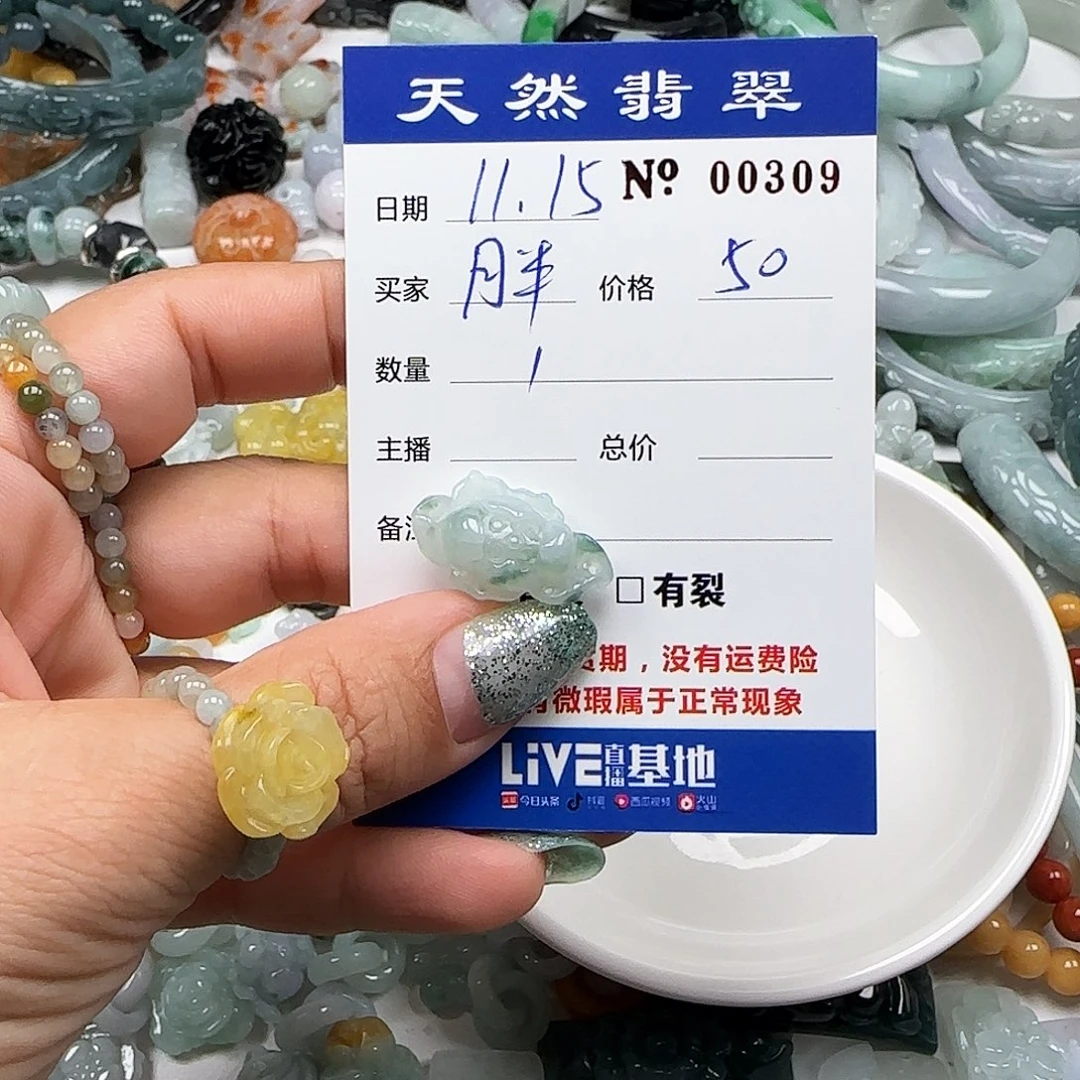 月***子翡翠未镶嵌颈饰555