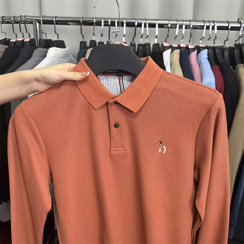 哈家 POLO衫 长袖翻领POLO衫