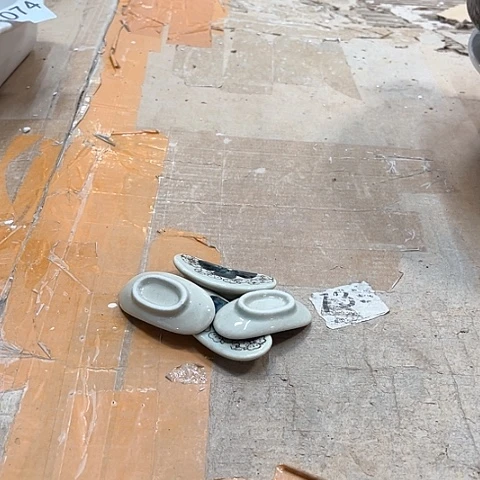 微瑕，不能明火，筷子架20个