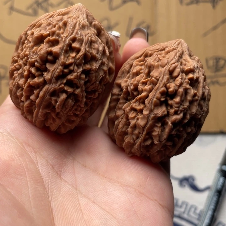 哗***世把件文玩核桃大蒜头37