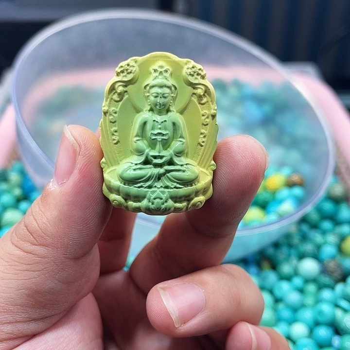 未镶嵌菱锰矿珠宝半成品