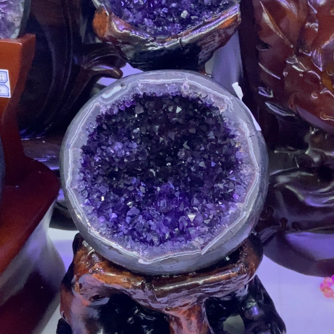 大型摆件（非配饰）紫晶未镶嵌