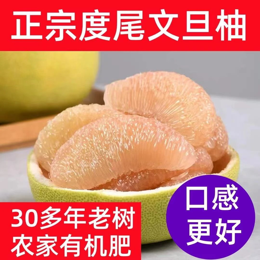 【有孔果】福建仙游度尾湘溪文旦柚新鲜应季孕妇小孩老人肉嫩多汁