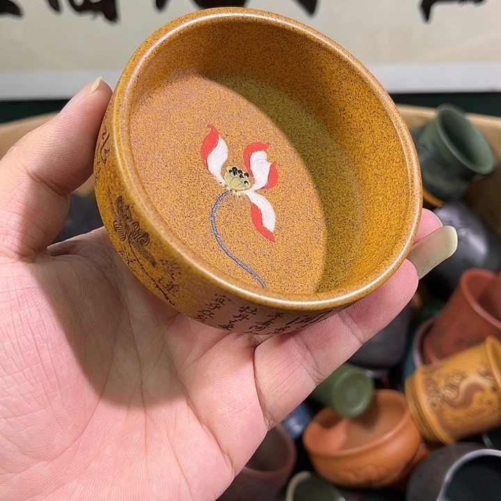 茶杯紫砂全手工紫砂主人杯