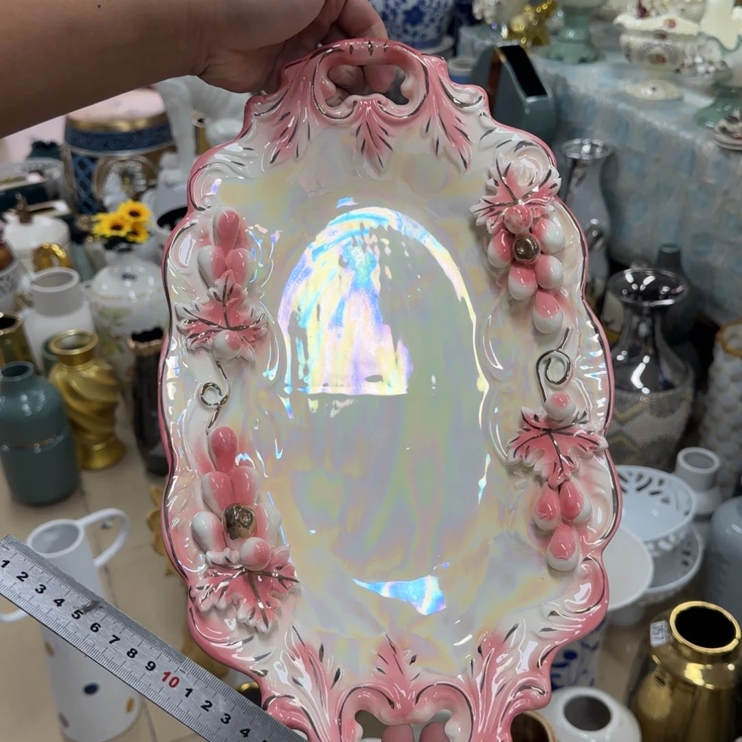 瓷片陶瓷工艺花瓶摆件