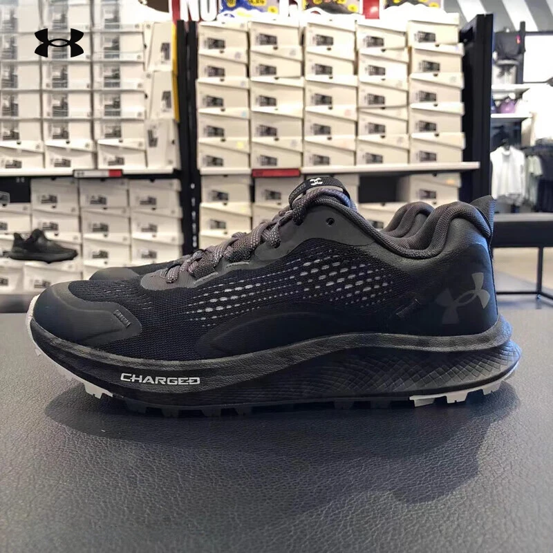 安德玛新款男子徒步运动休闲户外跑步鞋训练耐磨运动鞋3024186