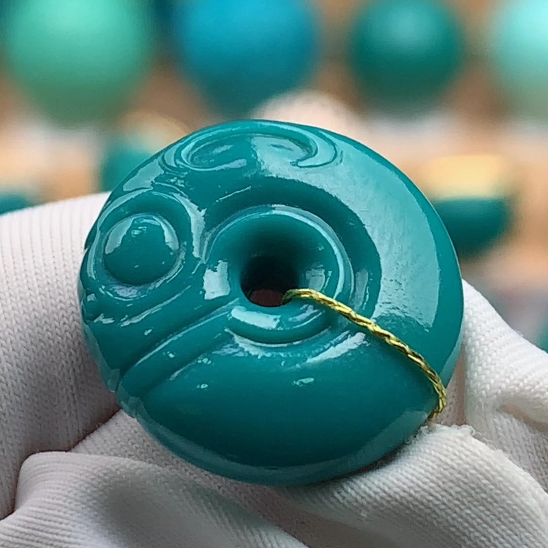 未镶嵌绿松石珠宝奇石