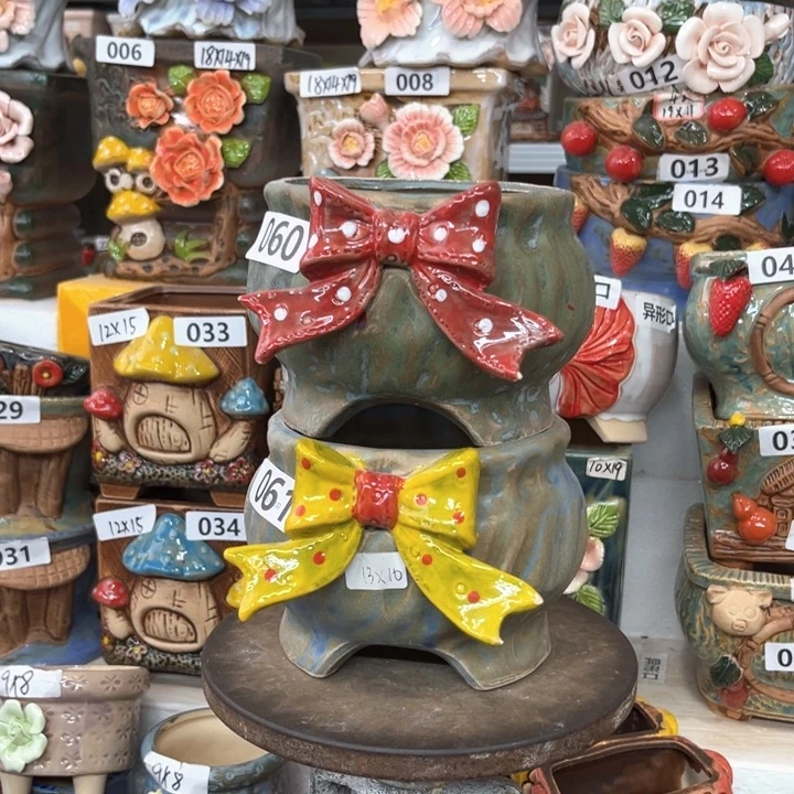 紫砂花盆粗陶材质多肉花盆