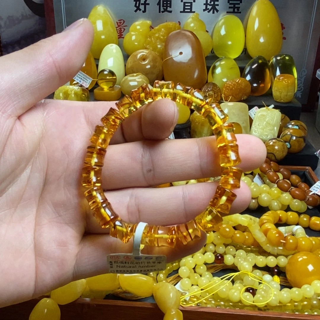 琥珀未镶嵌裸石蜜蜡