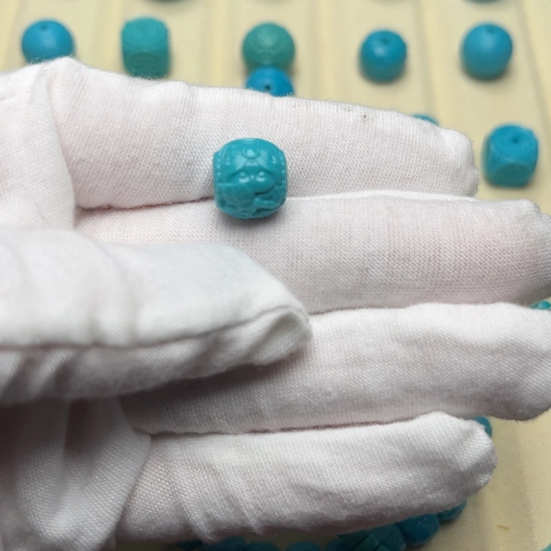 绿松石未镶嵌天然原矿绿松石无镶嵌扎基10.5