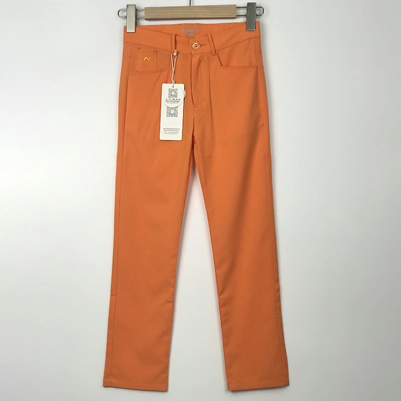 吉缇猫高尔夫服装女童长裤春秋长裤时尚速干青少年运动裤子