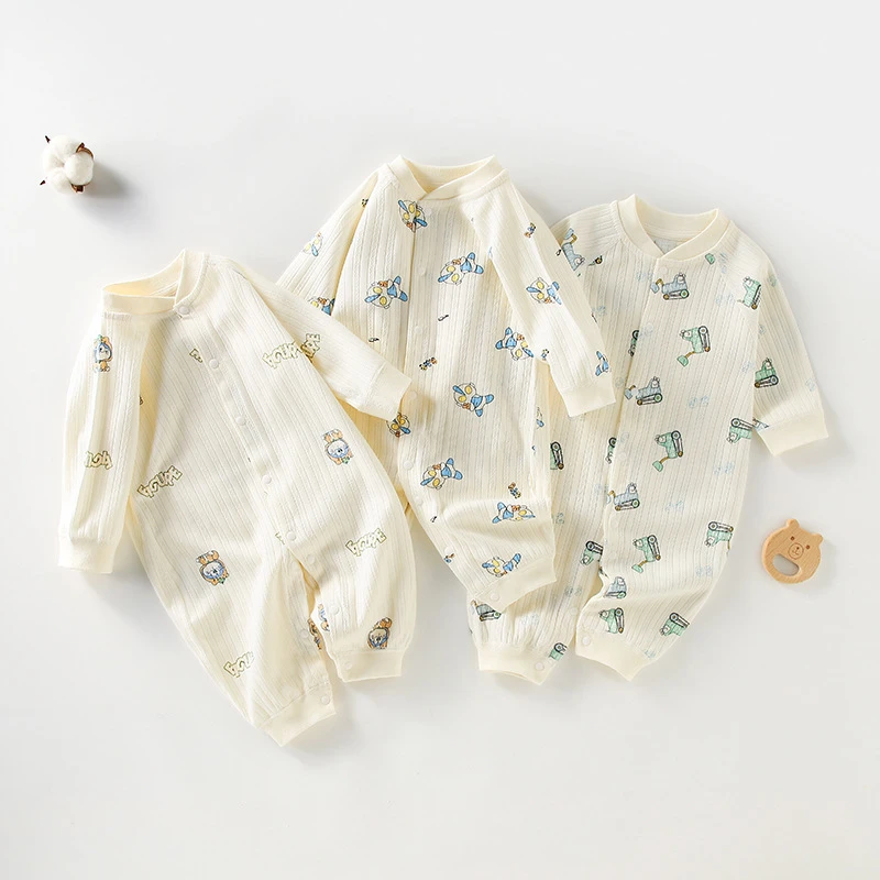 打底衣连身衣衣服宝宝贴身分体婴儿0-3个月新生儿衣服纯棉薄棉