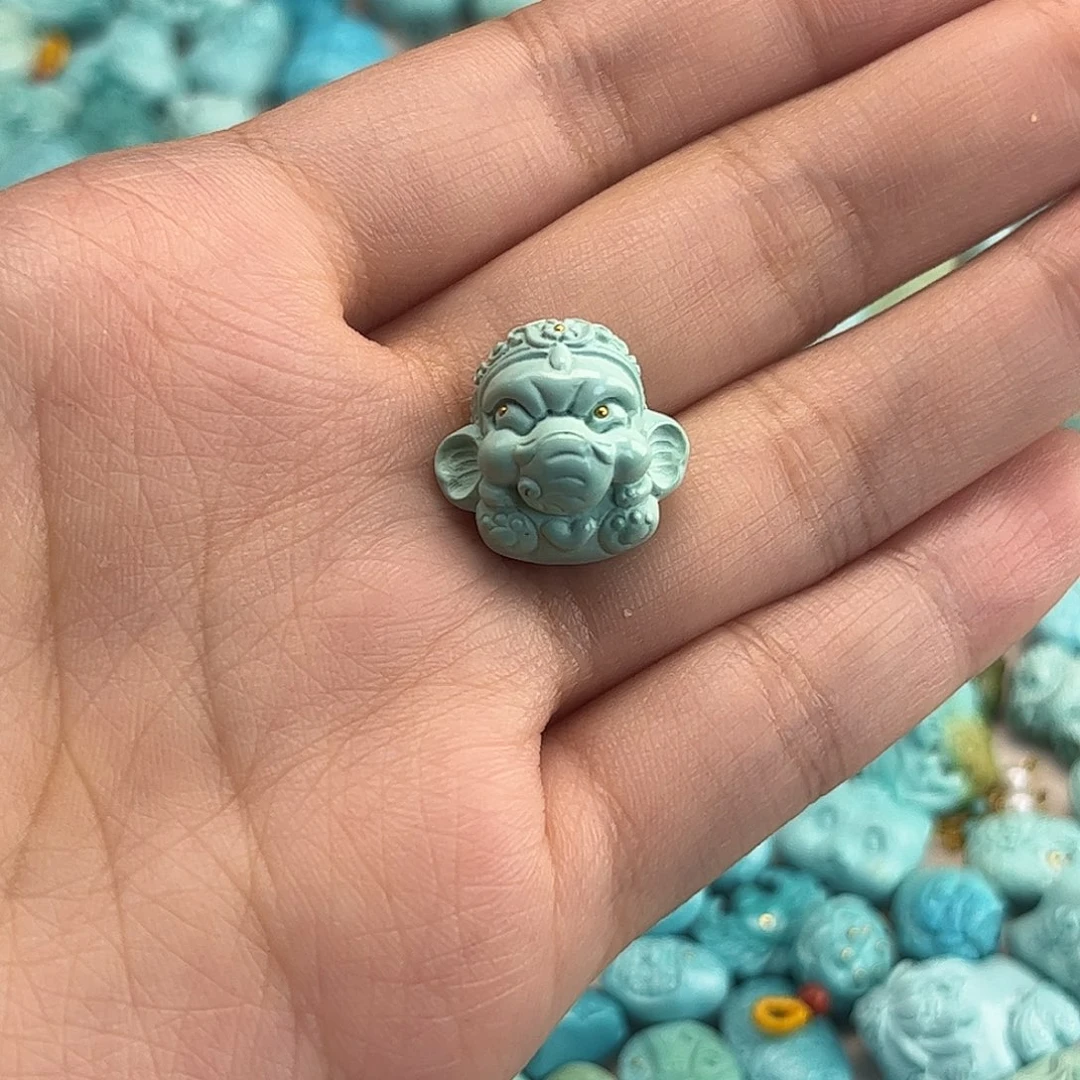 绿松石未镶嵌吊坠(不含链)