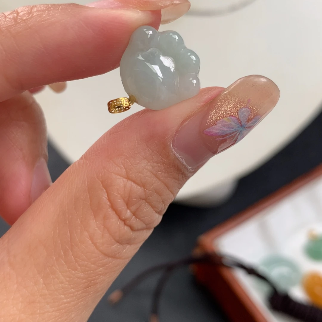 翡翠未镶嵌项圈8578099857856968078