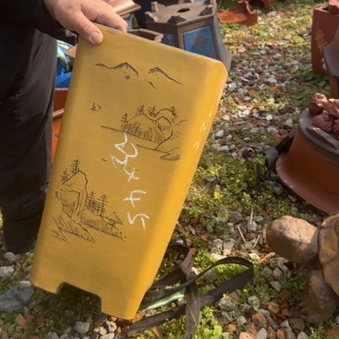 红陶紫砂花盆盆景盆栽