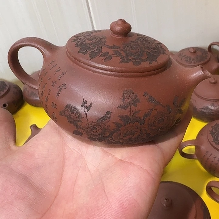 紫砂茶壶宜兴紫砂微瑕