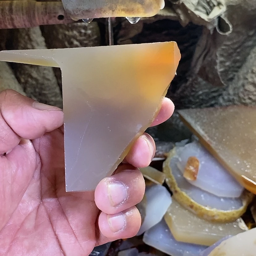 【闪购商品】定制玛瑙心**尘纯天然玛瑙
