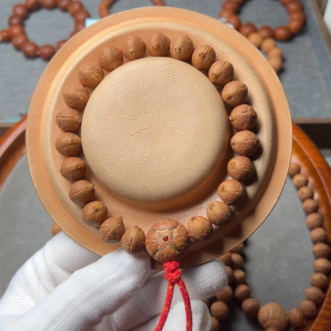 凤眼菩提手串酒**气实心籽11.5
