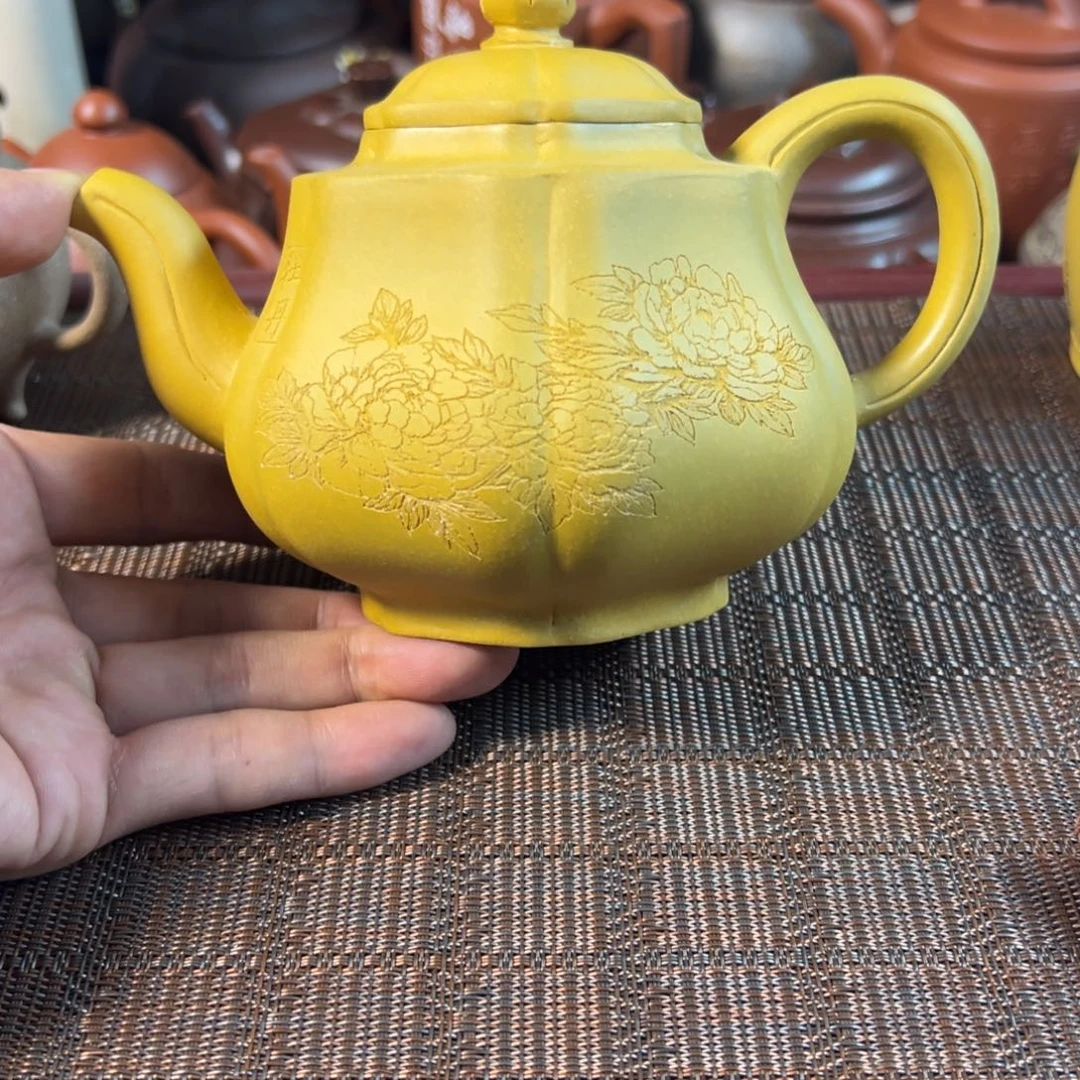茶壶紫砂宜兴原矿紫砂壶450毫升容量