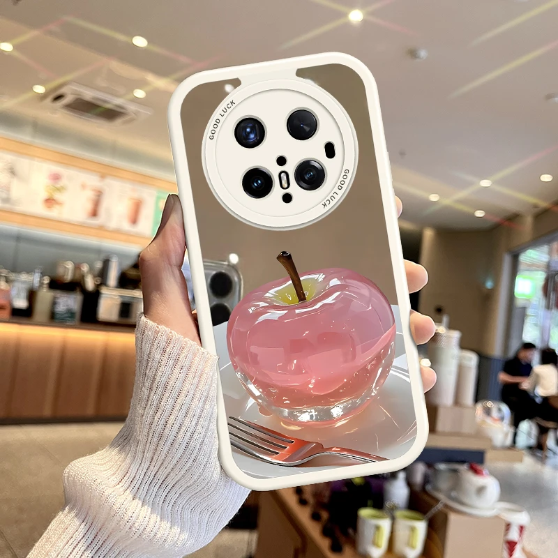 适用华为Mate70手机壳补妆镜面实用配件网红女款创意小众防摔高级