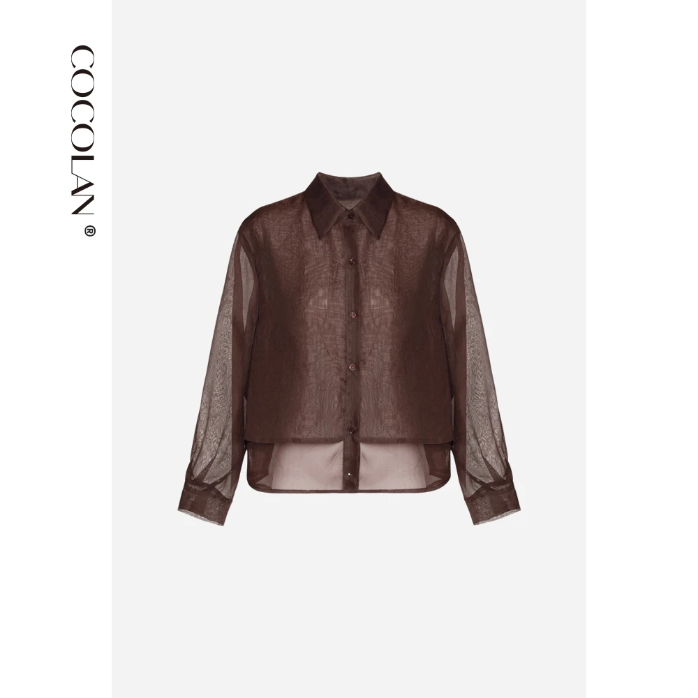 春季长袖衬衫宽松短款休闲防晒服 QL3XS752