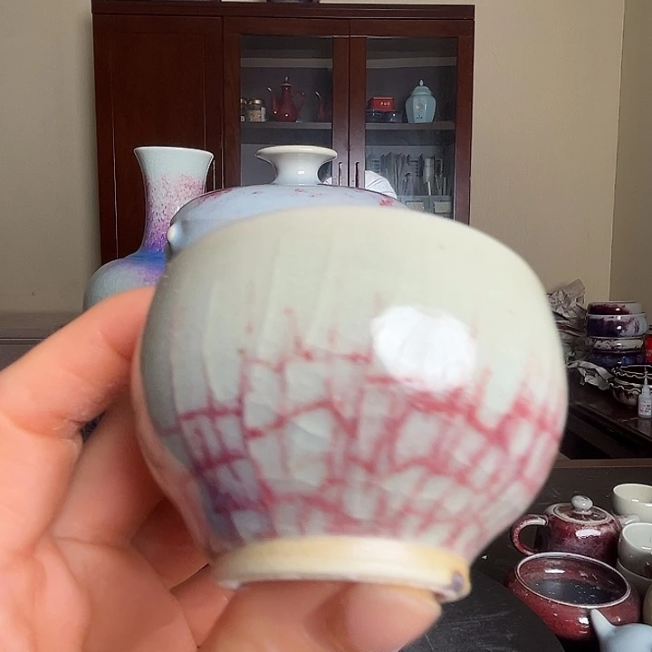 牛家钧窑牛自恒老师钧瓷杯