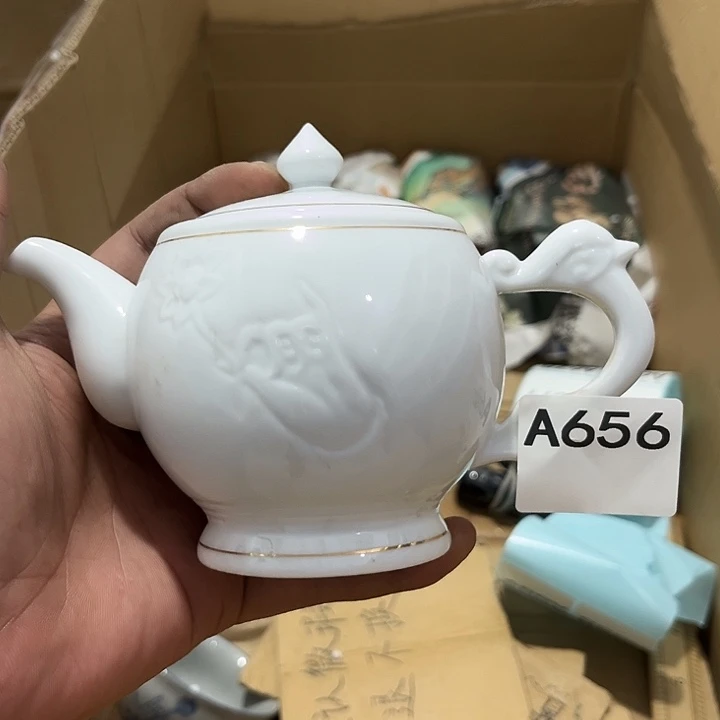 瓷片茶摆件工艺品摆件666