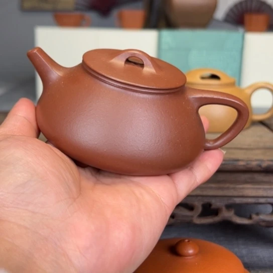 淡***容朱泥茶壶宜兴紫砂