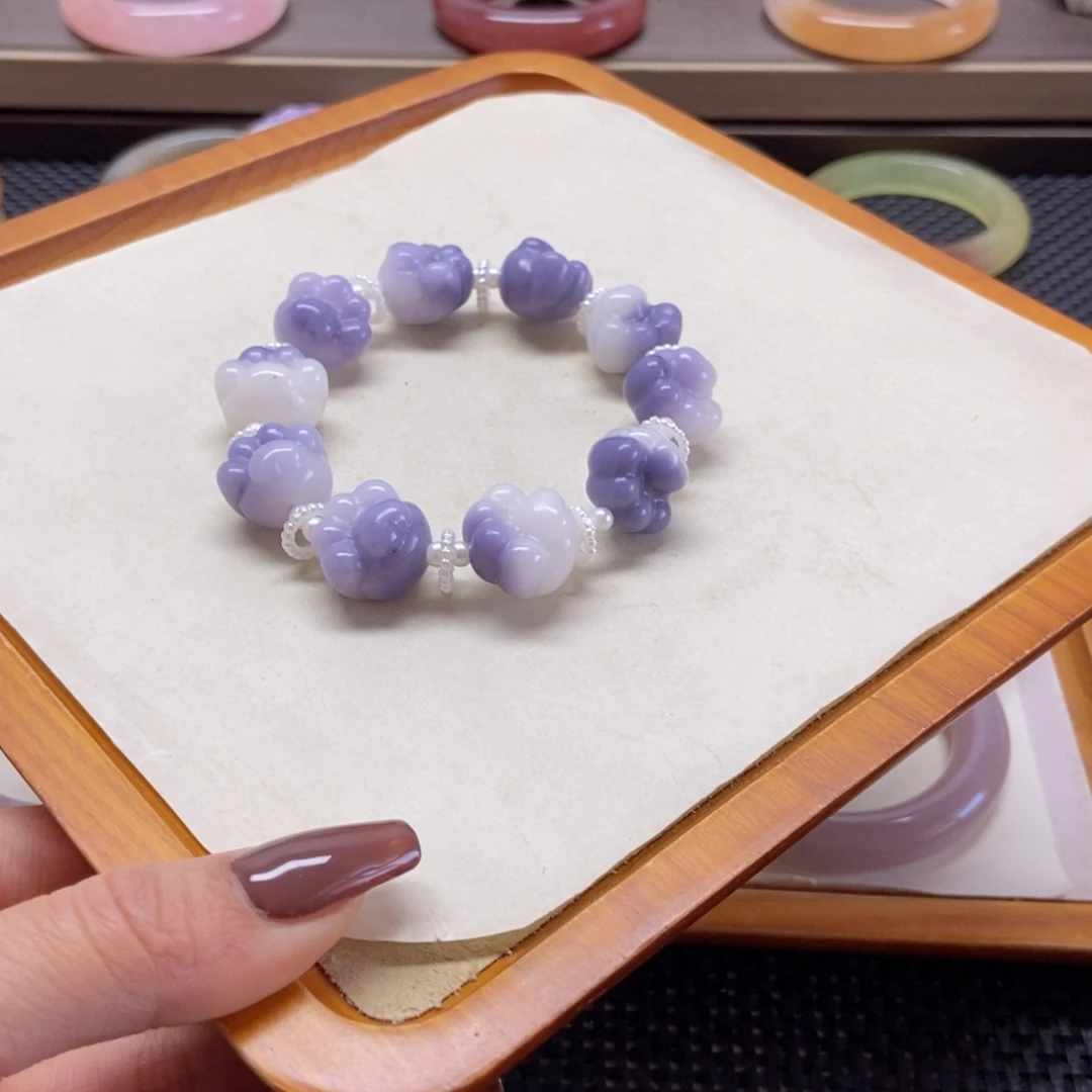 未镶嵌手镯石英岩玉丽*