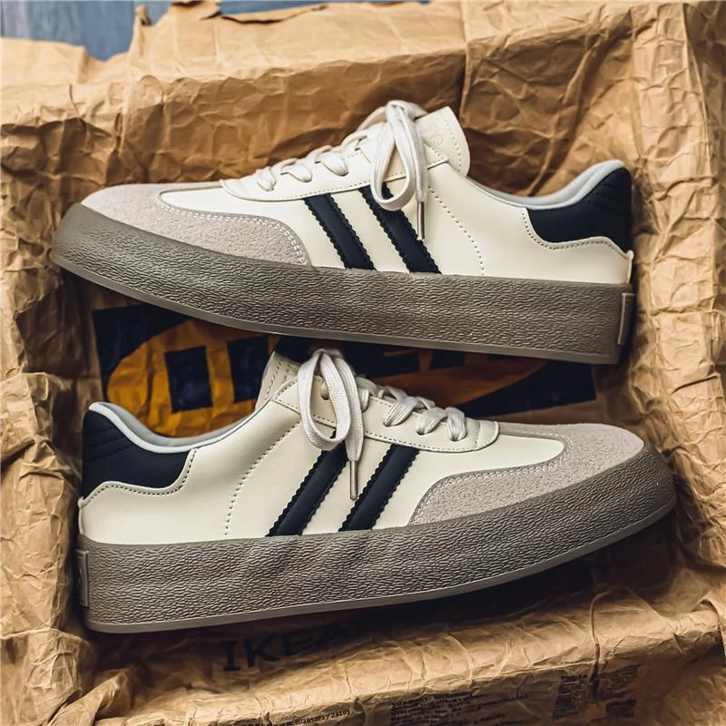 俞兆林男鞋秋季小众设计感运动休闲平板鞋潮流百搭耐磨德训潮鞋