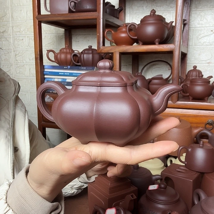 醉***风紫砂茶壶传壶300cc精工半手工
