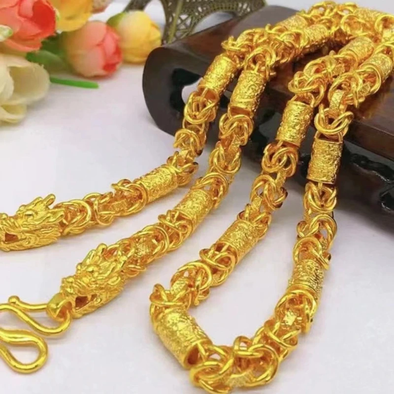 【龙柱项链】2025新款男款时尚潮流大气经典百搭精工款