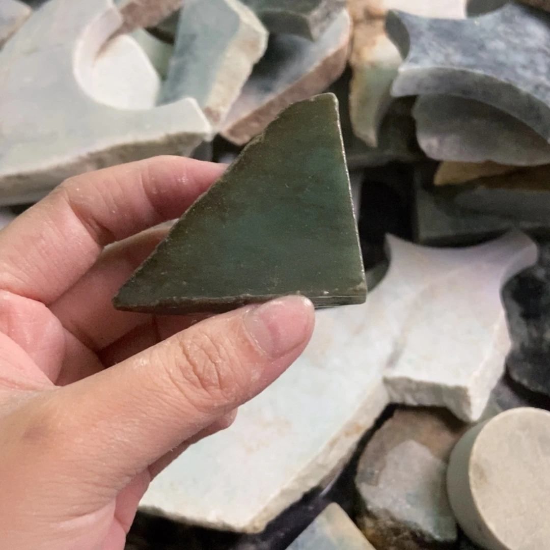 翡翠未镶嵌吊坠(不含链)天然翡翠