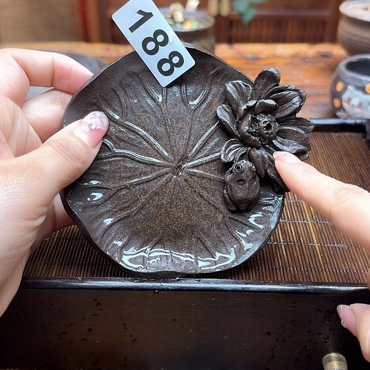 纯手工制作粗陶茶具