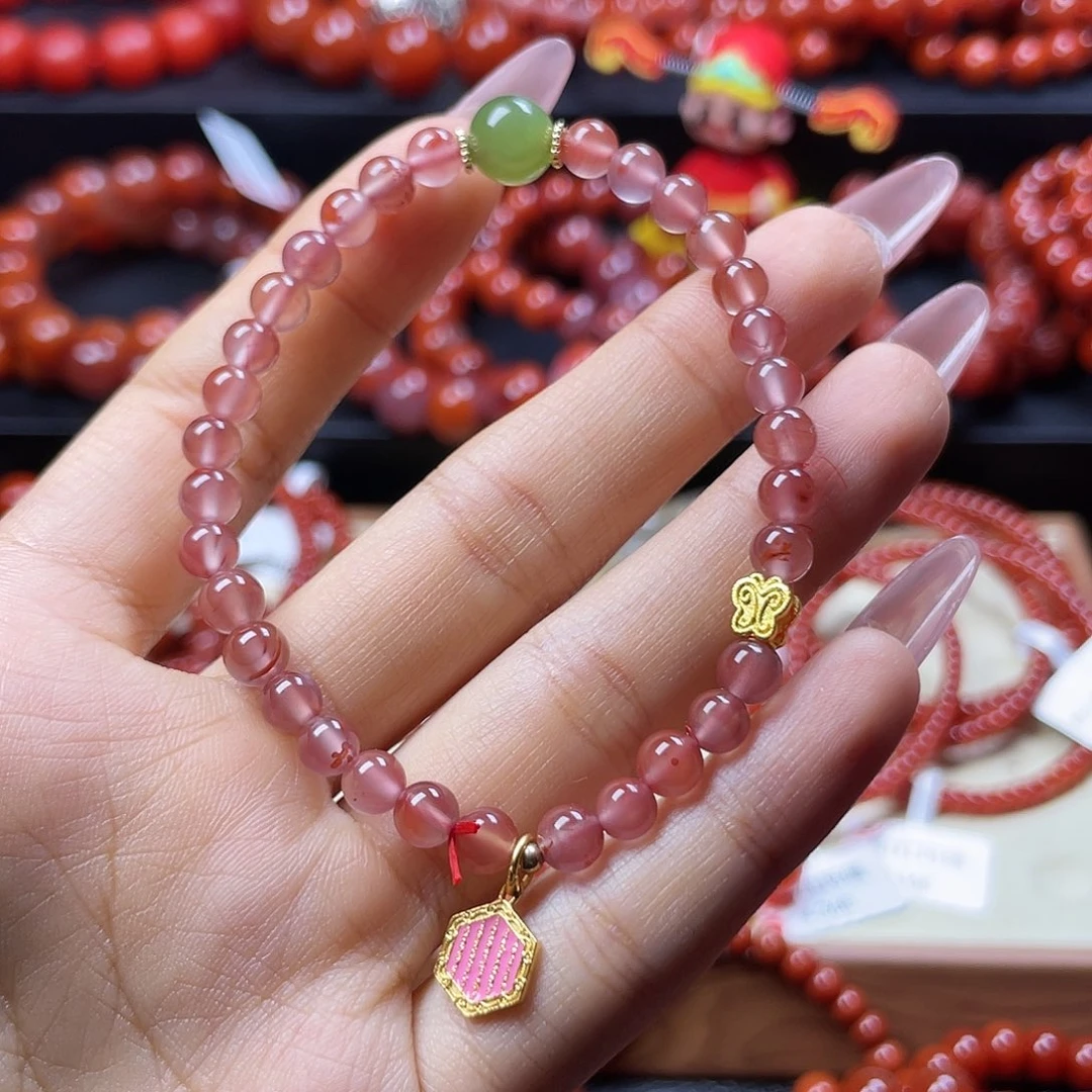 未镶嵌手链南红玛瑙