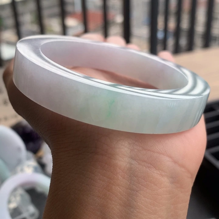 定制翡翠未镶嵌手镯58-60