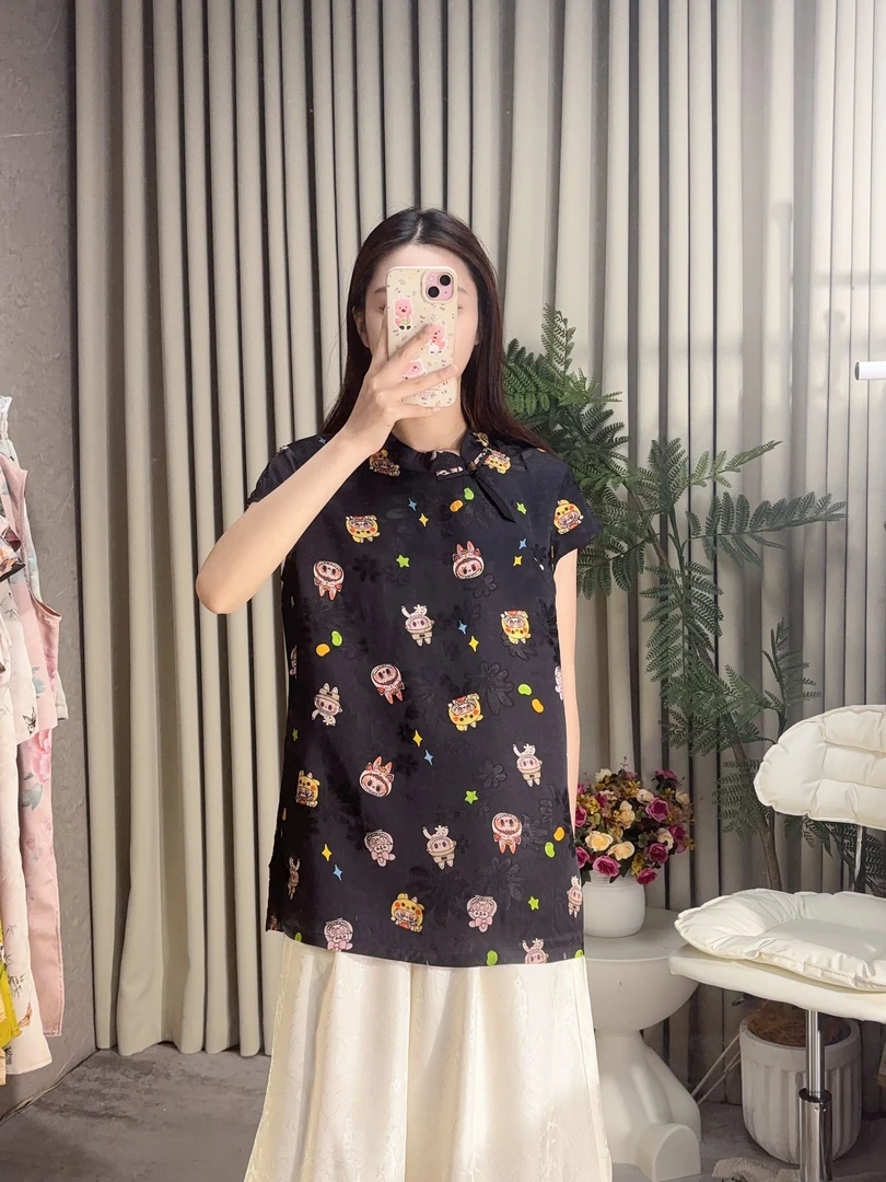 【拉布布】新中式国风小衫N18 衣长71胸围100