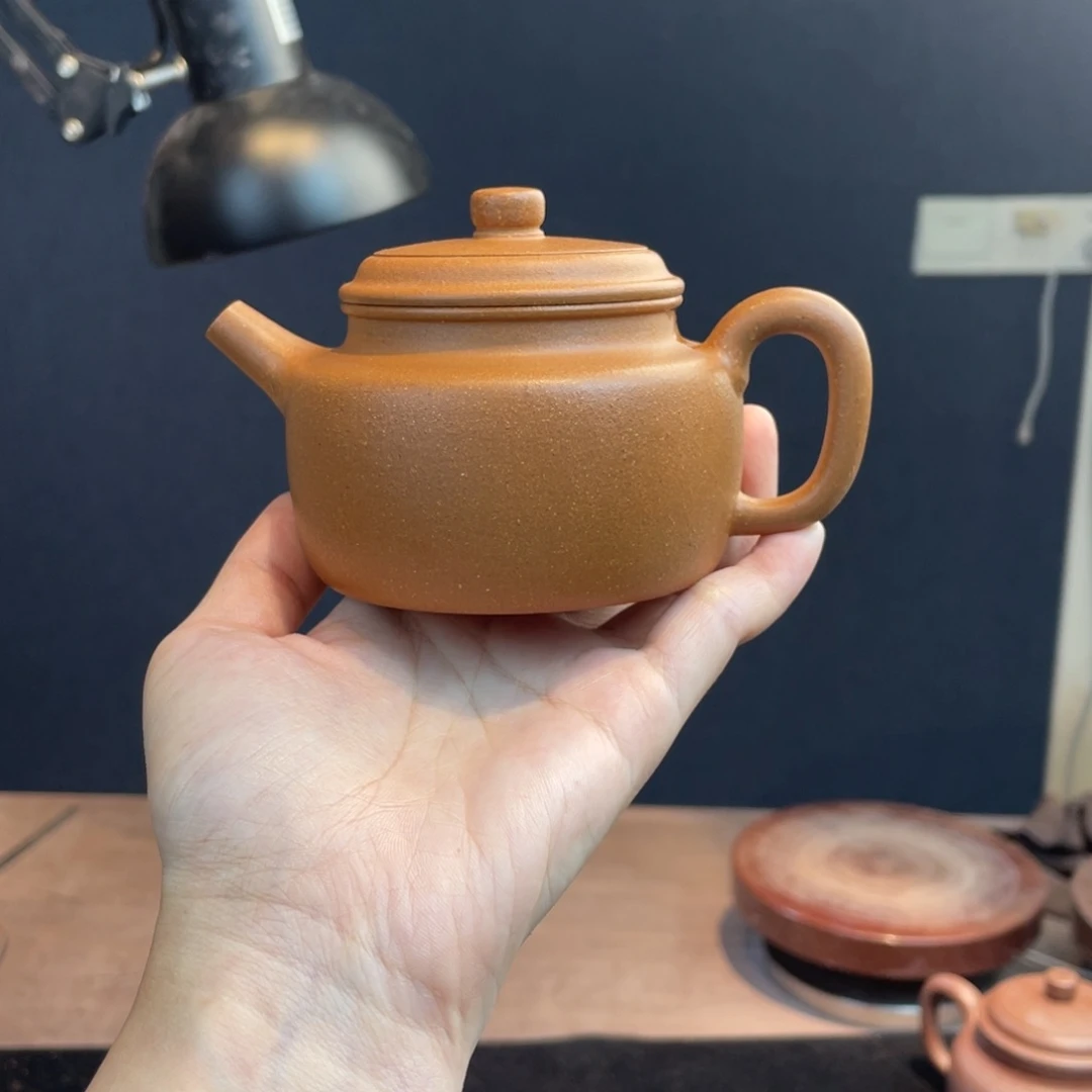 茶壶紫砂半手工德钟200cc