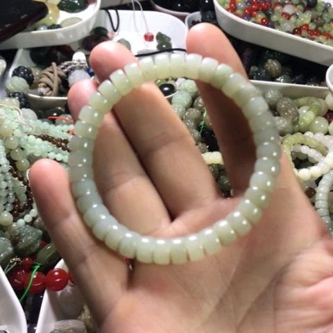 手链未镶嵌和田玉手串