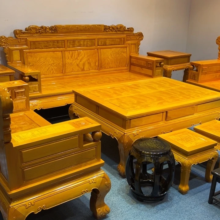 竹唐*金丝楠木沙发123