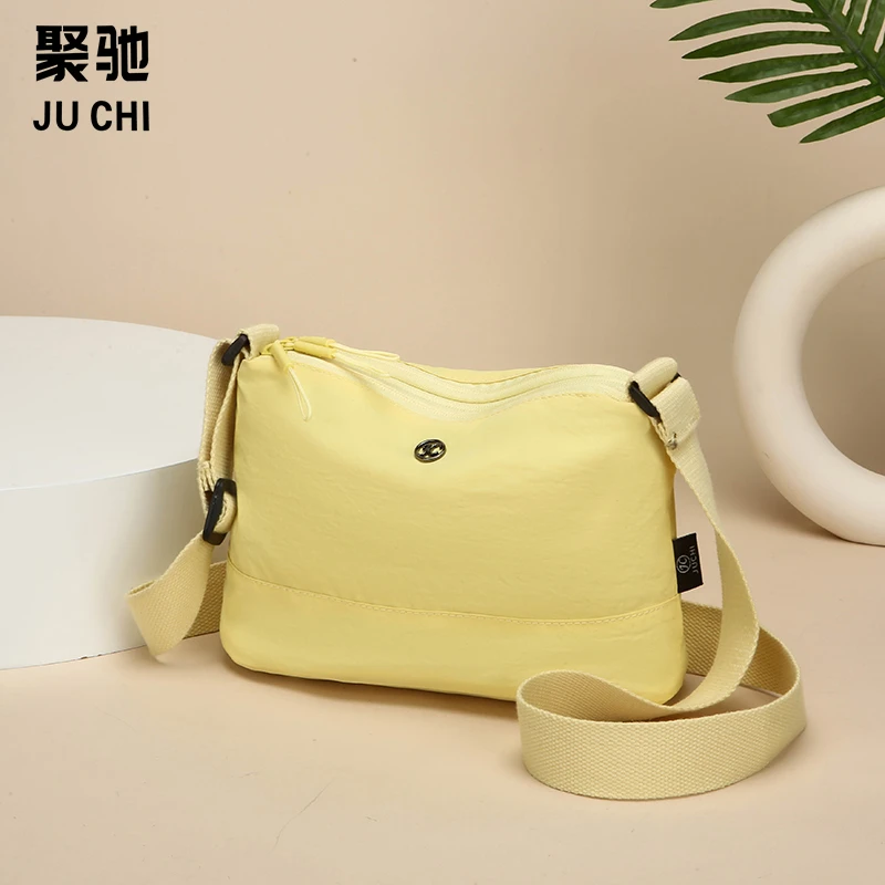 （聚驰优选）三层轻便小方包简約休闲肩斜挎大容量包