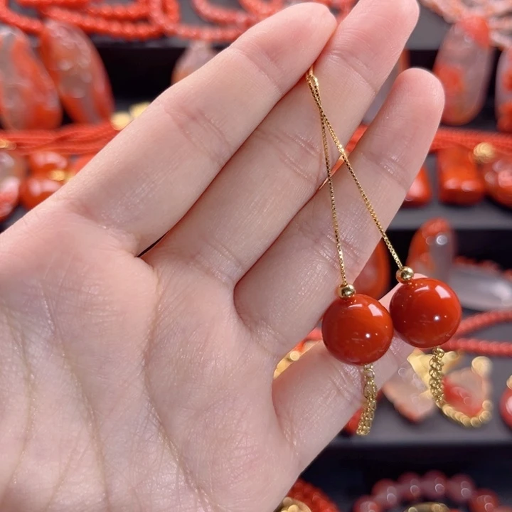 南红玛瑙南红银S925镶嵌