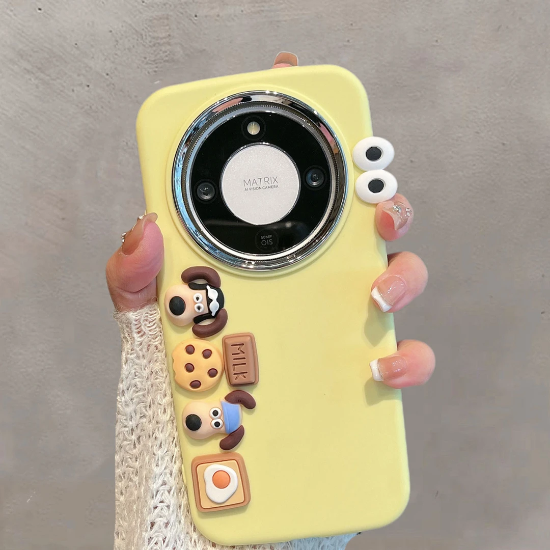 适用于华为荣耀x70手机壳mtn-an00新款可爱立体卡通全包防摔软壳