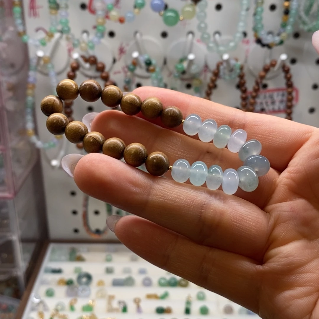 翡翠未镶嵌手链买断