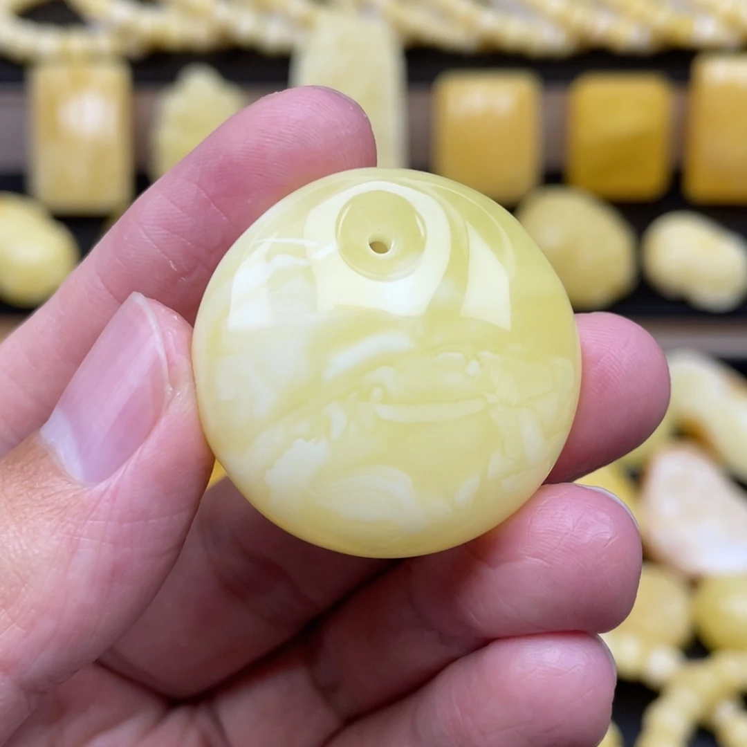 琥珀未镶嵌裸石琥珀蜜蜡