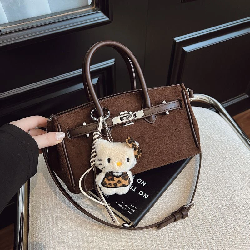 简约风收纳单肩斜跨拉链斜挎包单肩休闲小众6227