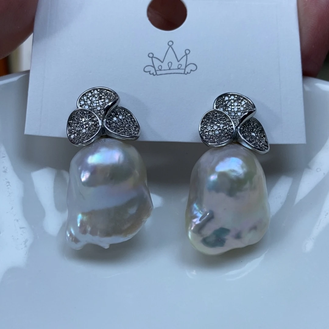 淡水珍珠耳环合金特价650