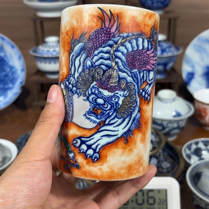 J***夏景德镇手工手绘陶瓷